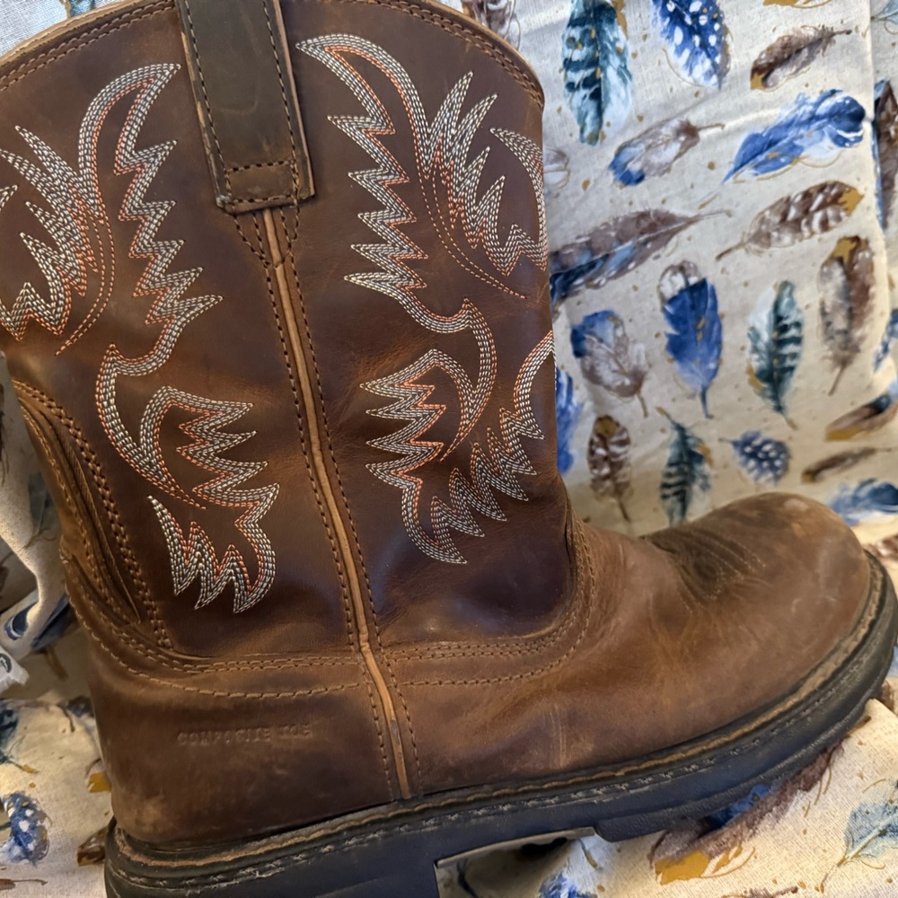 Ariat Composite Toe Work Boots in Tan